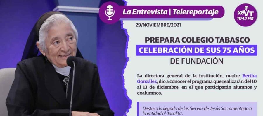 Colegio Tabasco anuncia celebraciones por sus 75 años de fundación