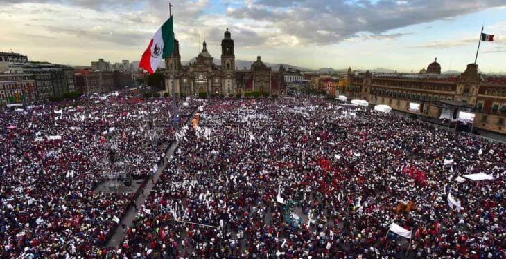 Los momentos de AMLO en el Zócalo de la CDMX