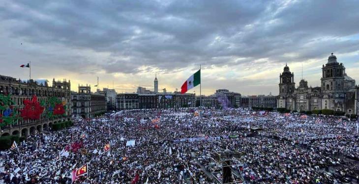 Los momentos de AMLO en el Zócalo de la CDMX