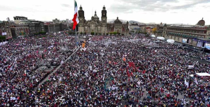 Los momentos de AMLO en el Zócalo de la CDMX