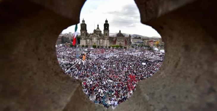 Los momentos de AMLO en el Zócalo de la CDMX