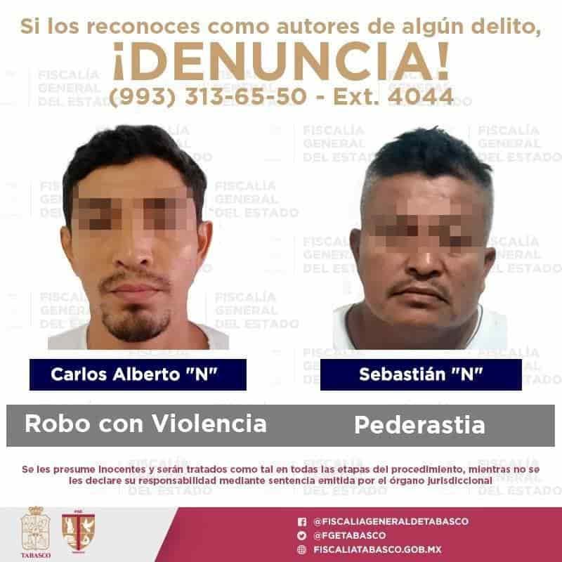 Aprehende FGE a cinco sujetos por pederastia, robo y violencia familiar Aprehende FGE a cinco sujetos por pederastia, robo y violencia familiar