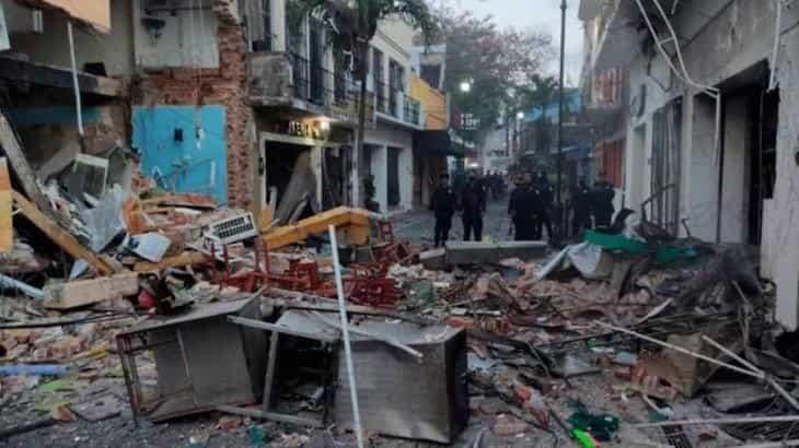 Permanecerán cerrados 6 comercios en Zona Luz, tras explosión de taquería 