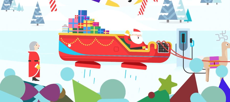 Realiza Santa Claus con éxito… “recorrido por el mundo”