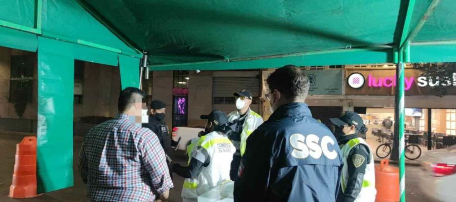 67 conductores fueron detenidos en vísperas de Navidad por conducir en estado de ebriedad en la CDMX