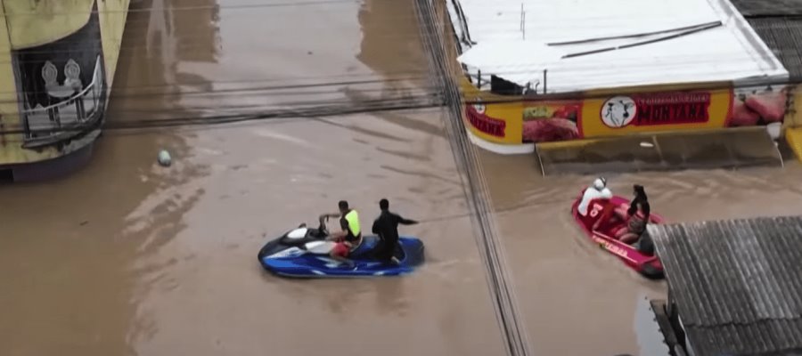 Inundaciones en Brasil dejan 20 fallecidos y casi 300 heridos