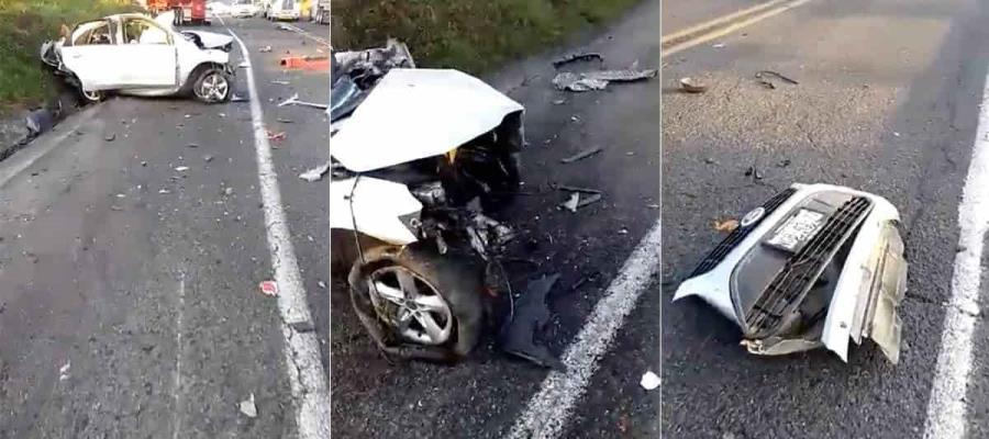 Familia pierde la vida en accidente automovilístico en autopista de Puebla