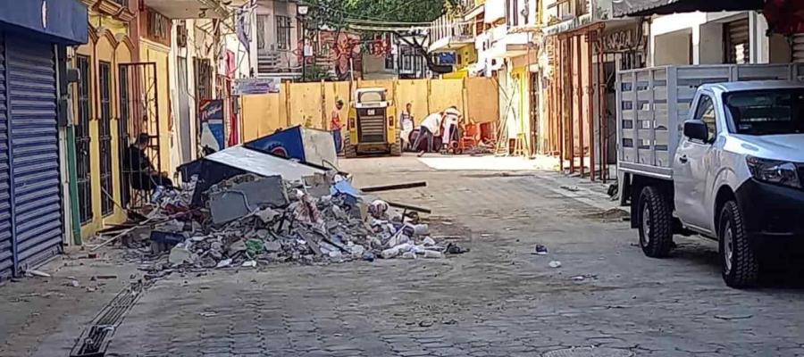 Continúan trabajos en ‘Tacolandia’ a 18 días de la explosión Continúan trabajos en ‘Tacolandia’ a 18 días de la explosión