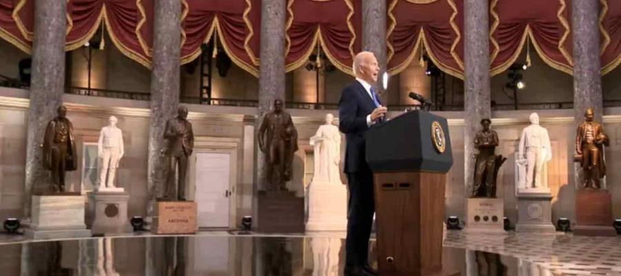 Asalto al Capitolio fue ‘una insurrección armada’: Biden