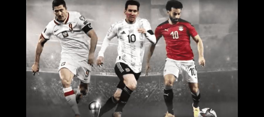 Lewandowski, Salah y Messi, finalistas para Mejor Jugador de la FIFA