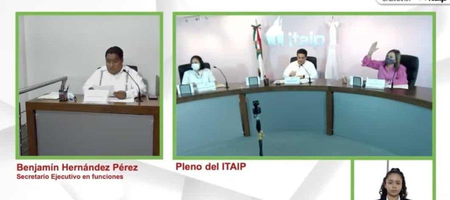 Inicia ITAIP año de sesiones con secretario ejecutivo contagiado de COVID-19