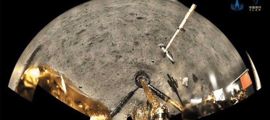 Sonda china Chang’e 5 encuentra evidencia de agua en la superficie lunar