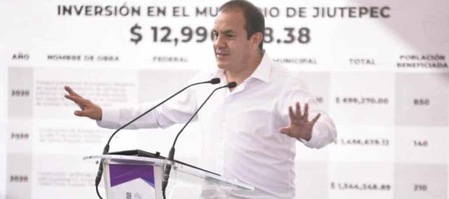 Asegura Cuauhtémoc Blanco que es guerra sucia las narcomantas en su contra