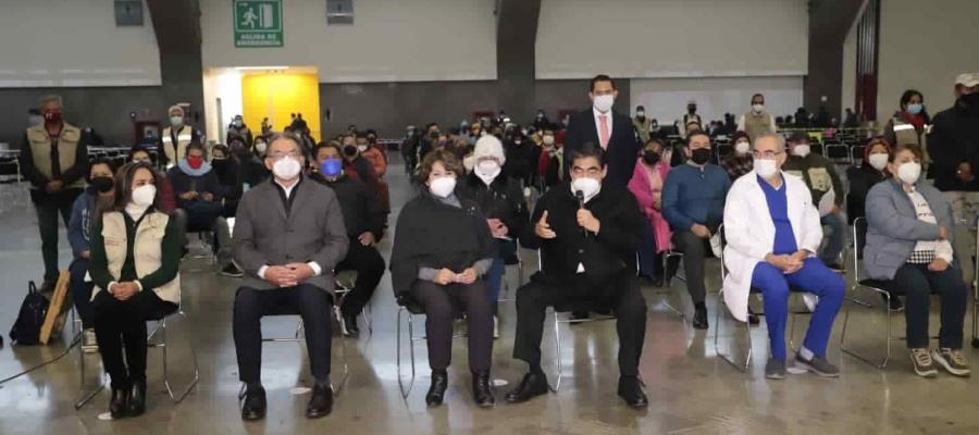 Reconoce Miguel Barbosa a Adán Augusto por su trabajo en Segob