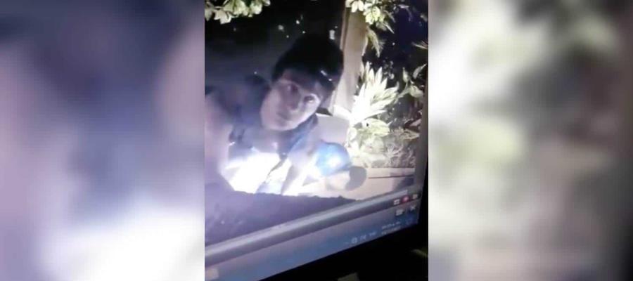 Roban cámaras de videovigilancia en Parque de Tamulté de las Sabanas… pero quedan grabados