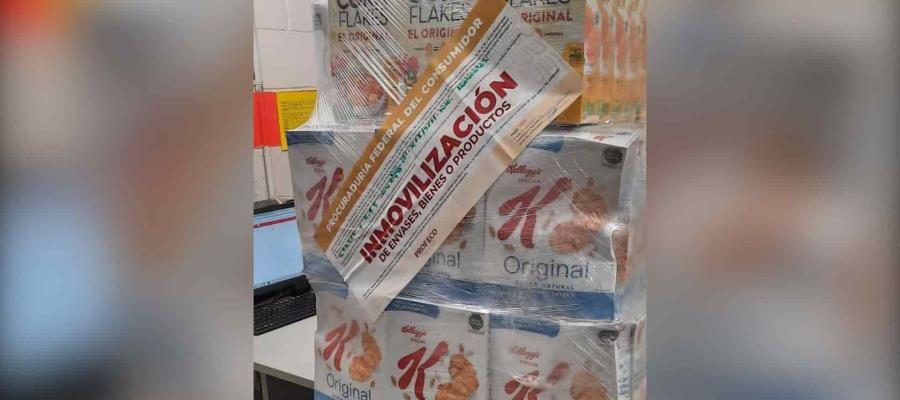 Inmovilizan en México más de 380 mil productos de hojuelas de maíz por irregularidades en sus empaques Inmovilizan en México más de 380 mil productos de hojuelas de maíz por irregularidades en sus empaques