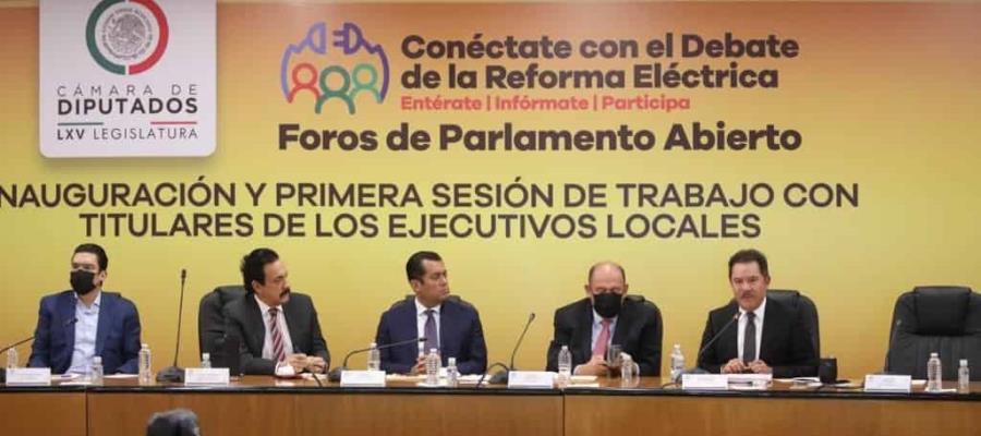 Gobernadores de Morena piden a diputados aprobar Reforma Eléctrica