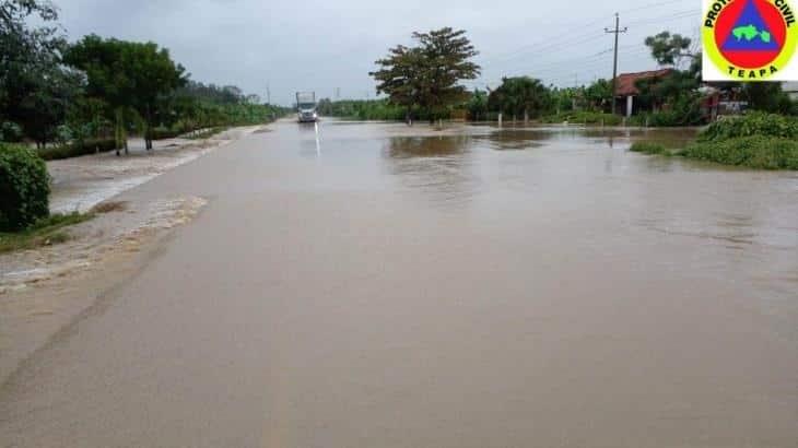 Desaparecen vados sobre la Villahermosa-Teapa; se reanuda circulación vehicular