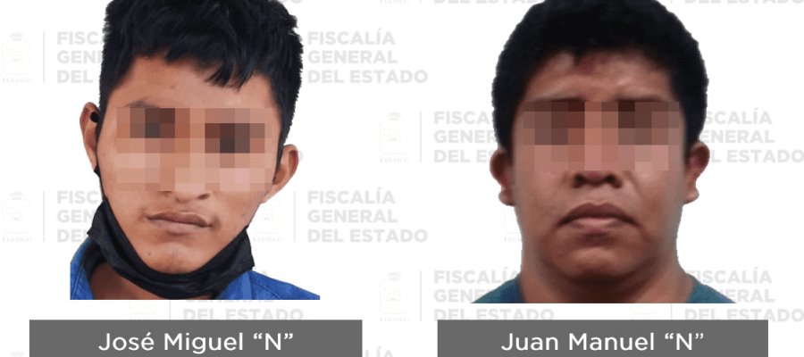 Aseguran a 4 hombres por homicidio, robo y pederastia en Tabasco