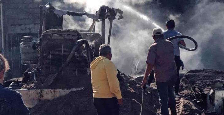 Explosión en taller de Nacajuca deja a una persona con quemaduras