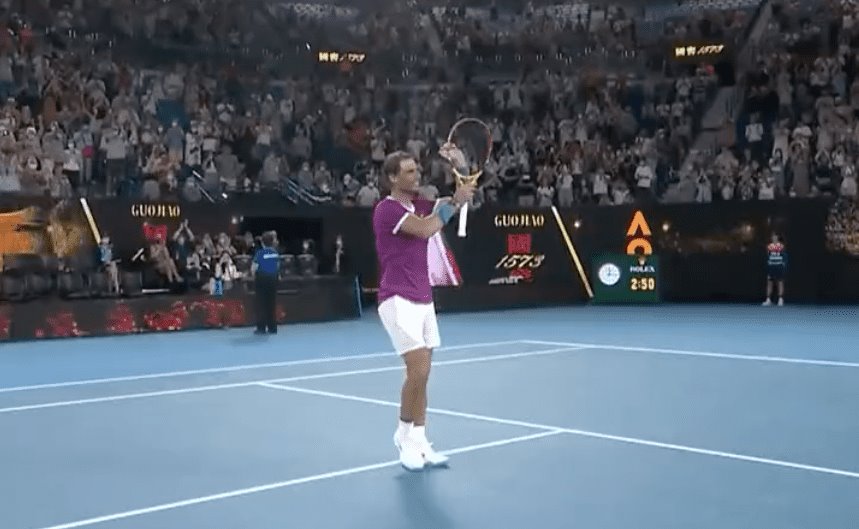 Se cuela Rafael Nadal a los octavos de la final del abierto de Australia