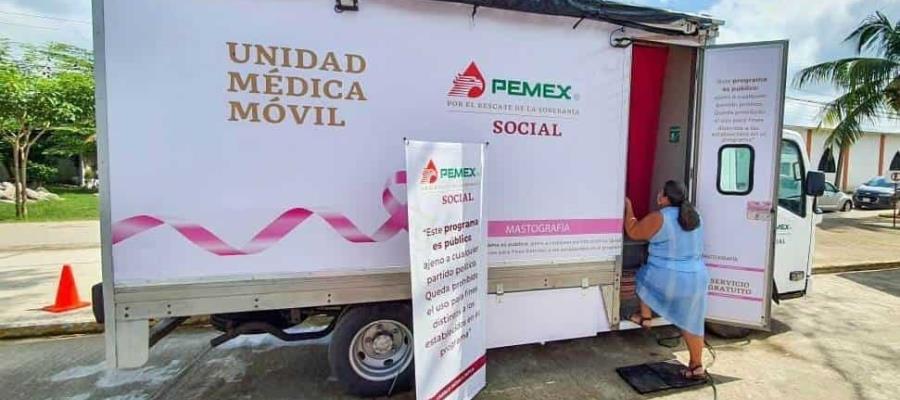 Continúa Pemex jornada de mastografías gratuitas en Tabasco; conoce las fechas y sedes para tu municipio