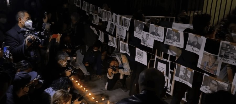 Periodistas se manifestaron en el país para protestar contra compañeros asesinados