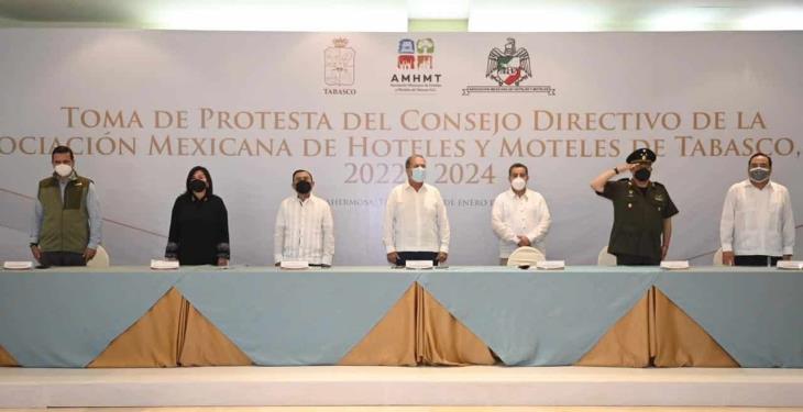 Rinde protesta nuevo consejo directivo del sector hotelero en Tabasco