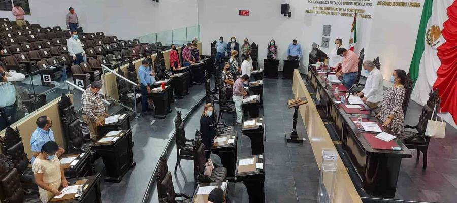 Repiten integrantes de Mesa Directiva del congreso Tabasqueño para el 2do periodo de sesiones