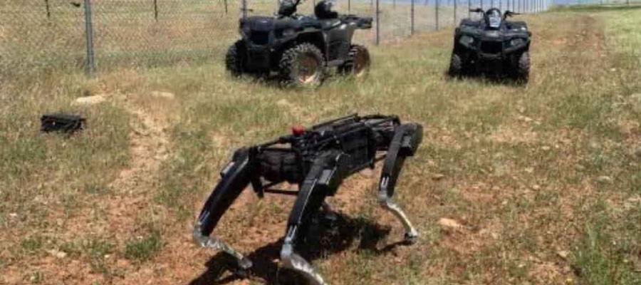 Sueltan a perros robot en la frontera con México 