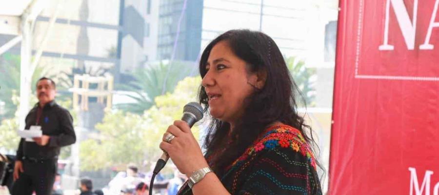 Irma Eréndira Sandoval pide a la militancia evitar que el neoliberalismo se apodere de Morena