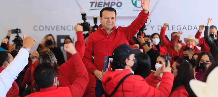 PRI ratifica a Esteban Villegas como su candidato a gobernador de Durango