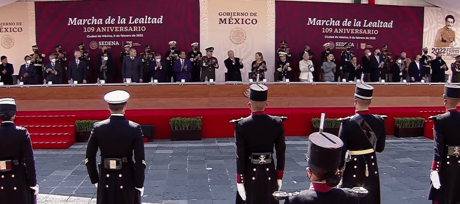 Fuerzas Armadas reiteran respaldo a AMLO en el 109 Aniversario de la Marcha de la Lealtad