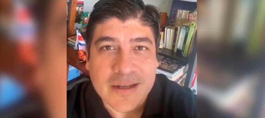 Carlos Alvarado, presidente de Costa Rica, da positivo a COVID-19