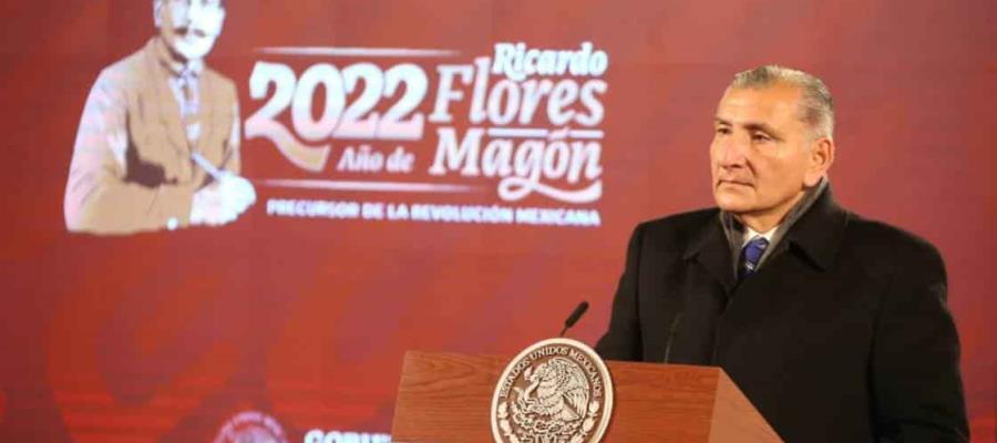 Reitera Adán Augusto López que no buscará la presidencia del país en 2024