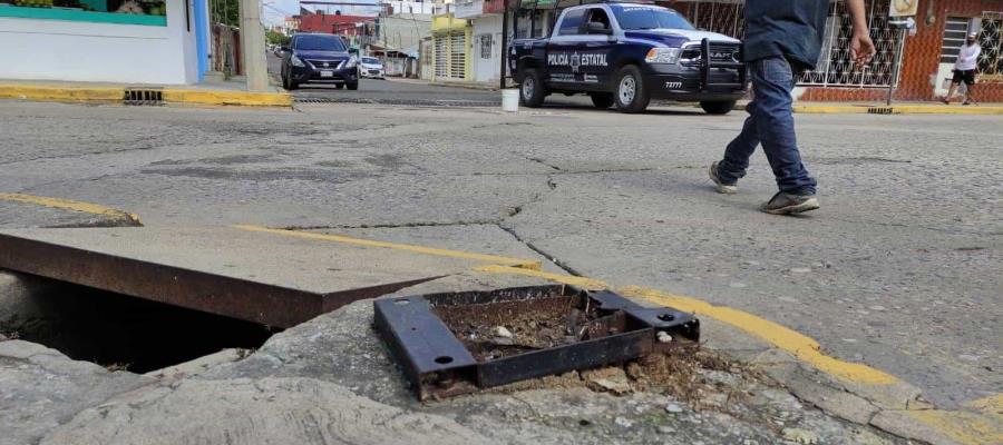 Basura Urbana, amenaza para peatones en Villahermosa