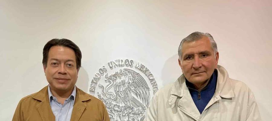 Adán Augusto y Mario Delgado platican sobre política y la Reforma Eléctrica