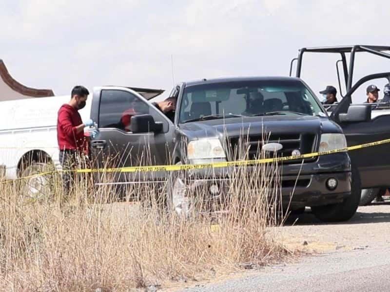 Hallan cuerpos en camioneta de Zacatecas