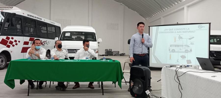 Inauguran primer planta de conversión vehicular a gas natural en Villahermosa