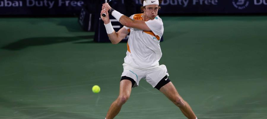 Djokovic y Rublev acceden a Octavos de Final del ATP 500 de Dubai