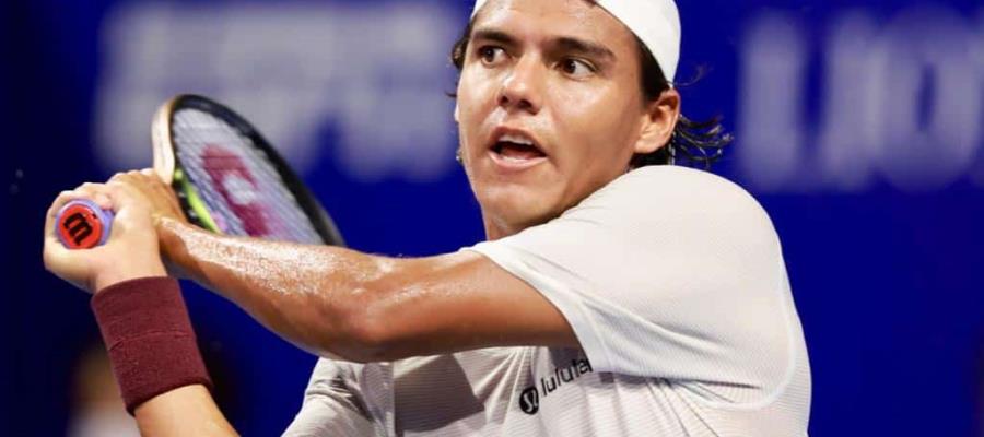 Único mexicano en singles del Abierto de Acapulco es aplastado 6-0 y 6-1 