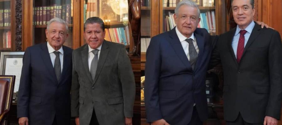 Recibe AMLO a gobernadores morenistas en Palacio Nacional