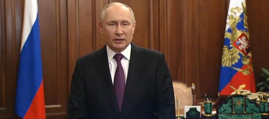 Anuncia Putin “operación militar” en el este de Ucrania