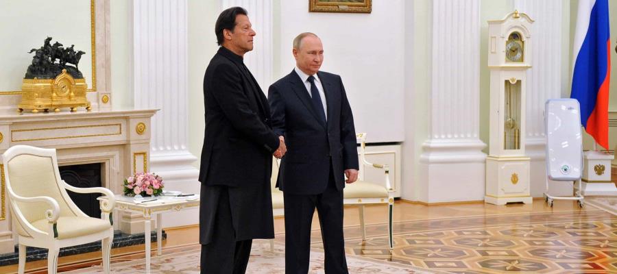 Se reúne Putin con primer ministro de Pakistán, pese a conflicto en Ucrania Se reúne Putin con primer ministro de Pakistán, pese a conflicto en Ucrania