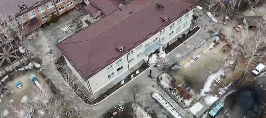 Reportan ataque ruso en kínder de Ucrania Reportan ataque ruso en kínder de Ucrania