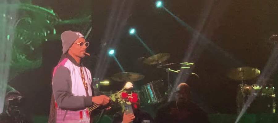 Snoop Dogg realiza homenaje a Vicente Fernández durante concierto con la Banda MS