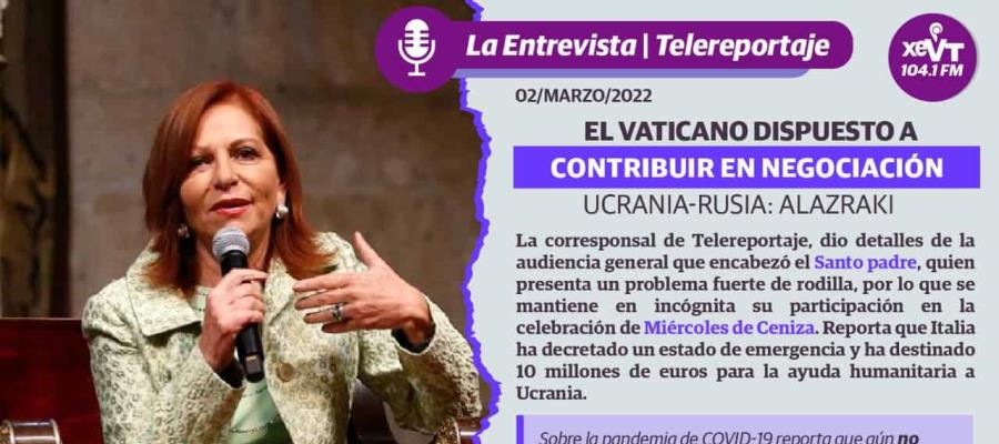 El Vaticano, dispuesto a contribuir en la negociación entre Ucrania y Rusia El Vaticano, dispuesto a contribuir en la negociación entre Ucrania y Rusia