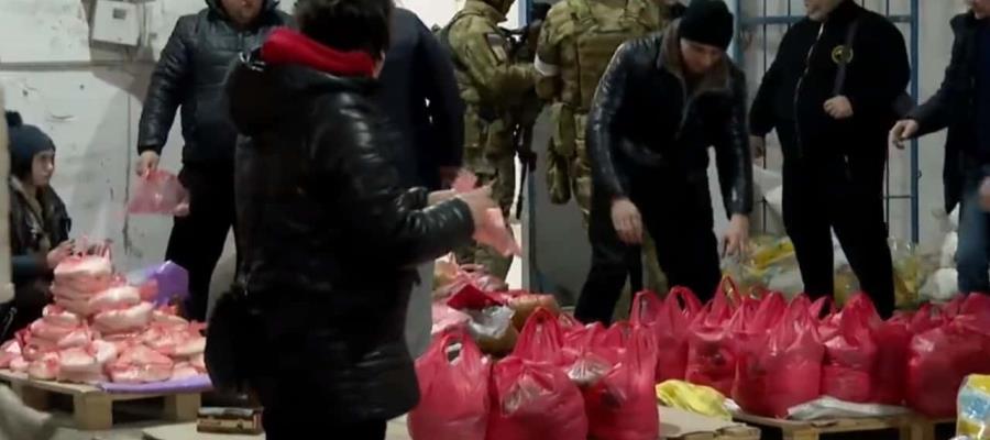 Llega ayuda humanitaria a la provincia ucraniana de Jersón