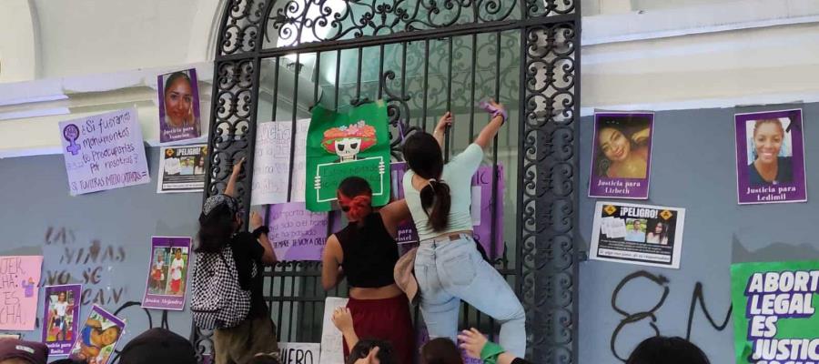 No vamos a caer en provocaciones ataja CMMC, sobre vandalismo en marcha del 8M