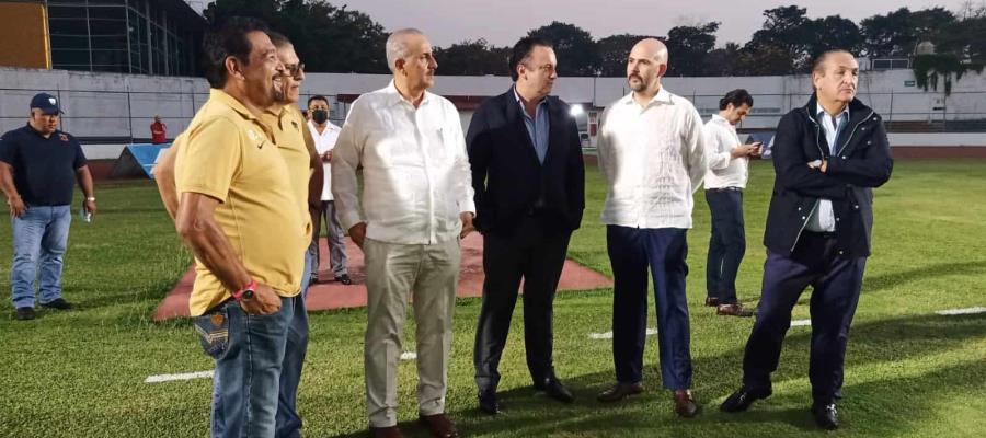 Asegura gobernador que está garantizada seguridad en estadios de Tabasco